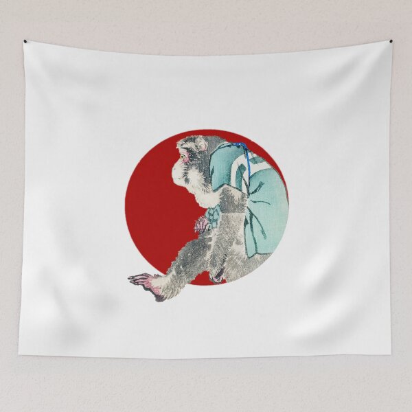 Item preview, Japanese Flag - Monkey designed and sold by weavernap.