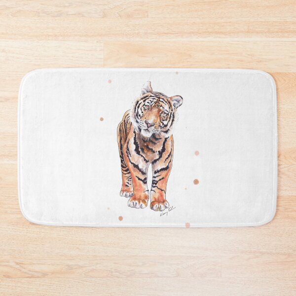 Item preview, Curious tiger designed and sold by DoraKorenyPaintings.