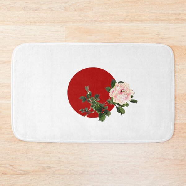 Item preview, Japanese Flag - Another Pink Rose designed and sold by weavernap.