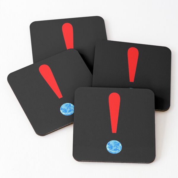 Item preview, ! Declare Climate Emergency ! : The Original Red Exclamation Mark on Black designed and sold by Day Chapman.