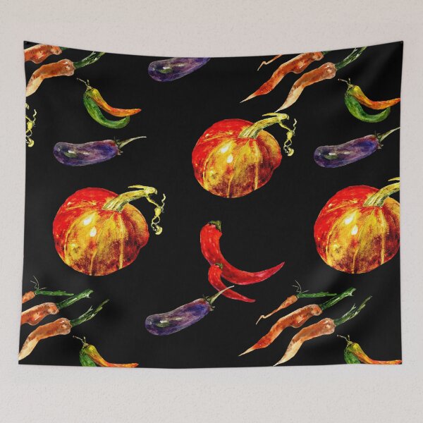 Item preview, Hello autumn vegetables pattern designed and sold by wolfgangrainer.