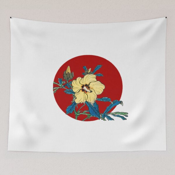 Item preview, Japanese Flag - Hibiscus designed and sold by weavernap.