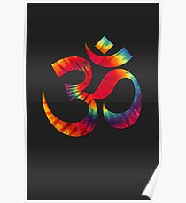 Tie-Dye Om Poster