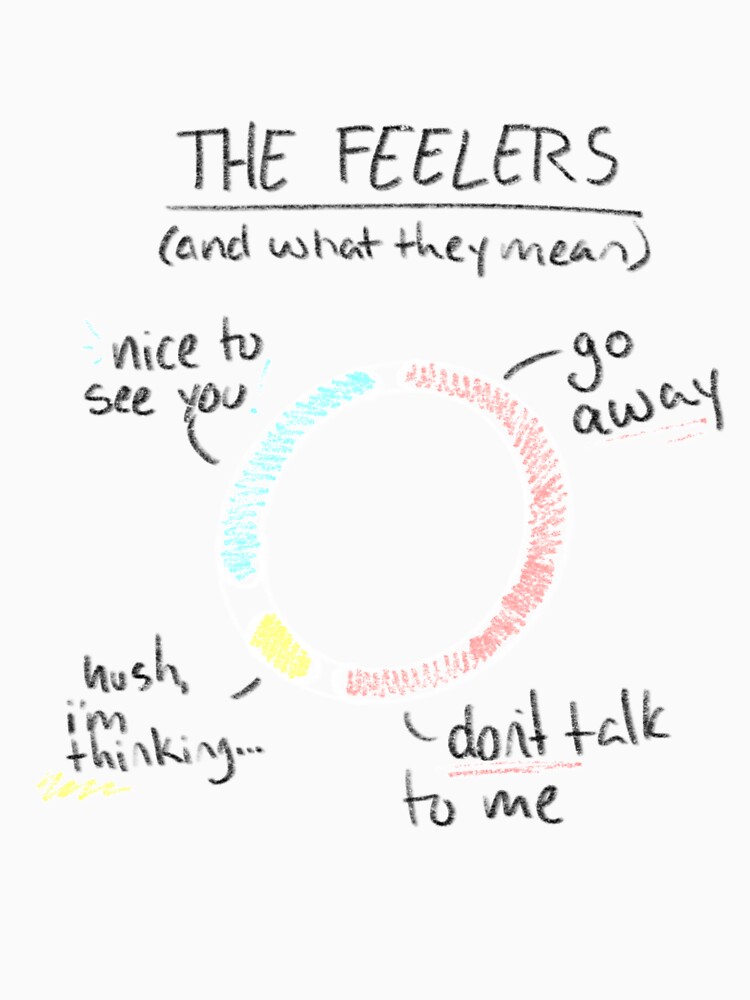 "The Feelers (black print)" Tshirt for Sale by Lonelion924 Redbubble