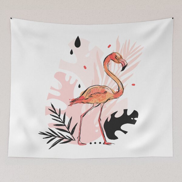 Aperçu de l'œuvre ROSE FLAMINGO ÉTÉ créée et vendue par ReignGFX.