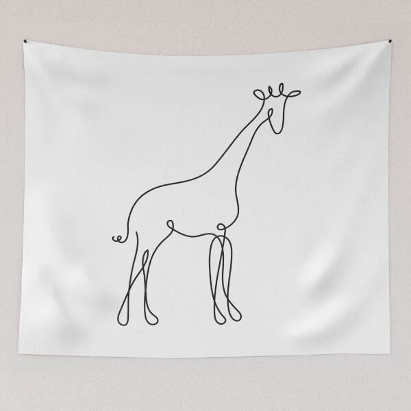 Item preview, Giraffe Line Art designed and sold by GBREAL01.