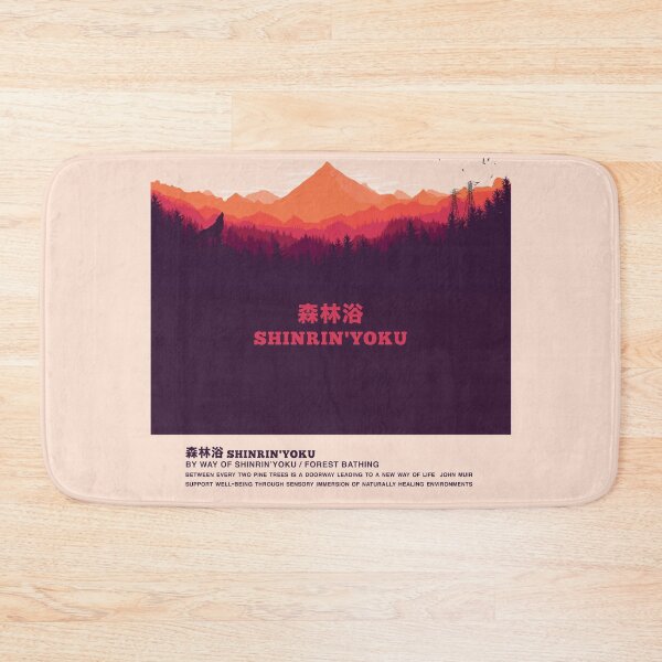 Item preview, Shinrin-Yoku Japanese Forest Bathing Nature Healing Wanderlust Adventure designed and sold by paperpark.