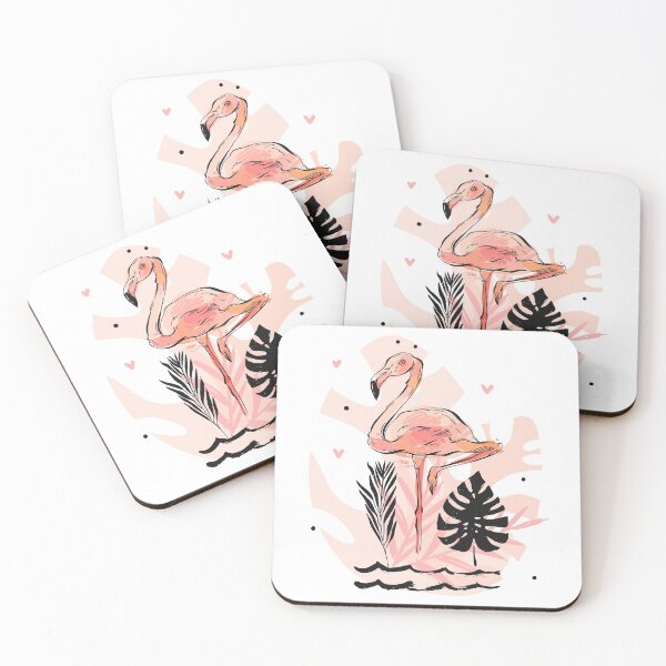 Aperçu de l'œuvre ROSE FLAMINGO ÉTÉ créée et vendue par ReignGFX.