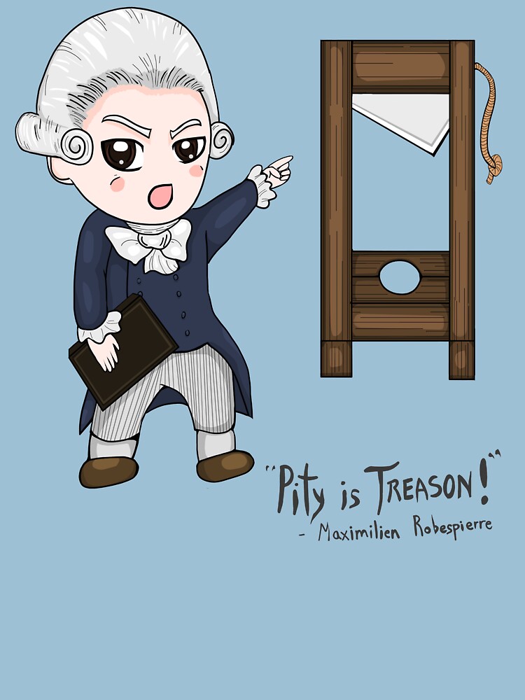 "Maximilien Robespierre" Tshirt for Sale by AmusedArtist Redbubble