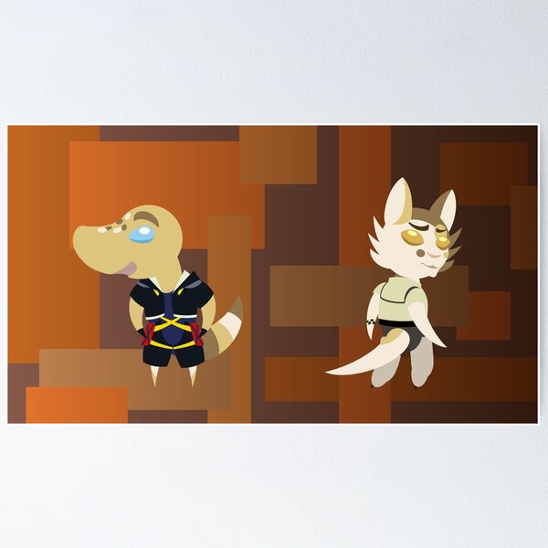 Vista previa del artículo con la obra «Kingdom Hearts 2 Sora y Roxas», diseñado y vendido por Tennelle and Whitney Flowers.
