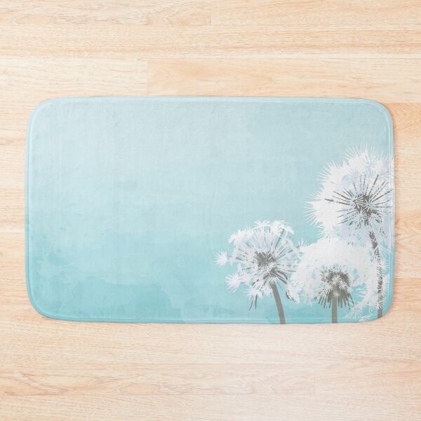 Item preview, Dandelion Dreams on Blue Watercolor Background designed and sold by Susan Says.