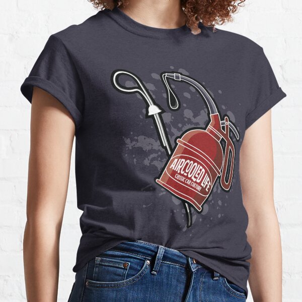 Oil is Aircooled Life - Oil Can Dip Stick Design Classic T-Shirt
