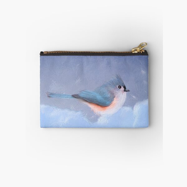 Item preview, Tufted Titmouse Painting - Cute Original Bird Art designed and sold by alpendesigns.