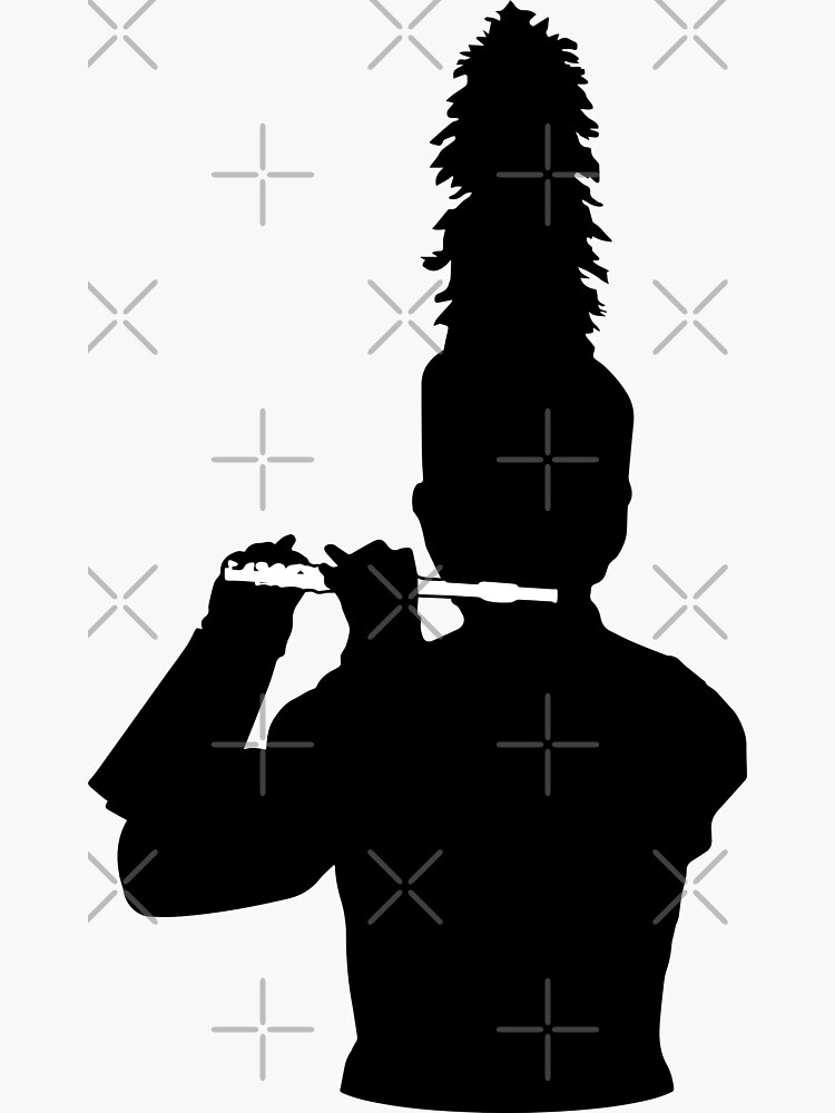 "Marching Band Piccolo" Sticker for Sale by Vistascribe Redbubble
