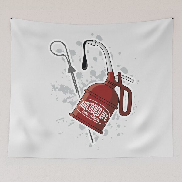 Item preview, Oil is Aircooled Life - Oil Can Dip Stick Design designed and sold by Joemungus.