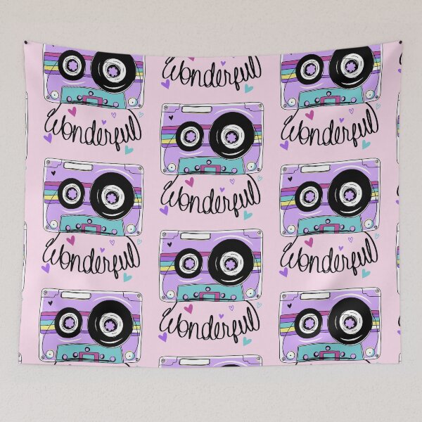 Item preview, Retro wave 80s wonderful tape cassette designed and sold by TheSimpleMan.
