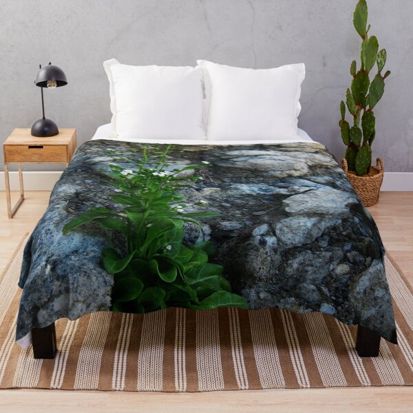 Item preview, Flowering Weed growing on a stone wall designed and sold by Anna Lemos.