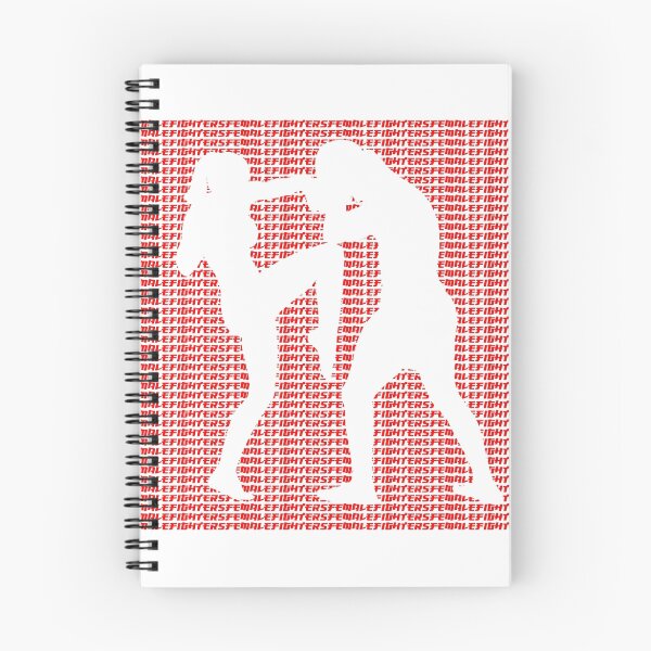 Item preview, Female Fighter Kickboxer Punch and Knee Red  designed and sold by yin888.