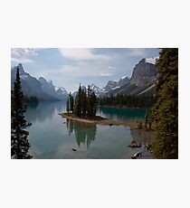 Maligne lake Spirit Island Photographic Print