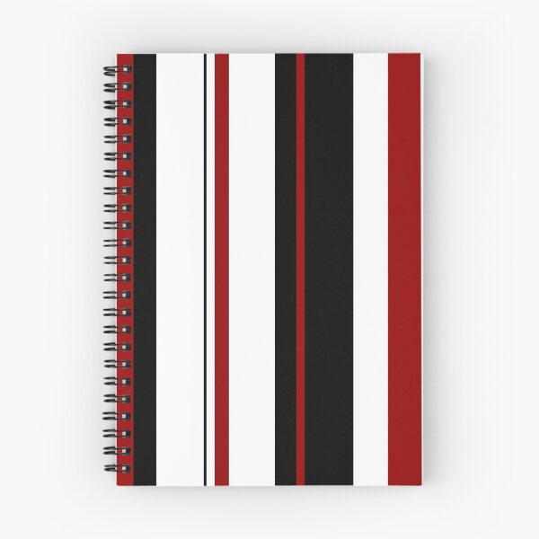 Item preview, Red Black White Abstract Stripes designed and sold by wordznart.