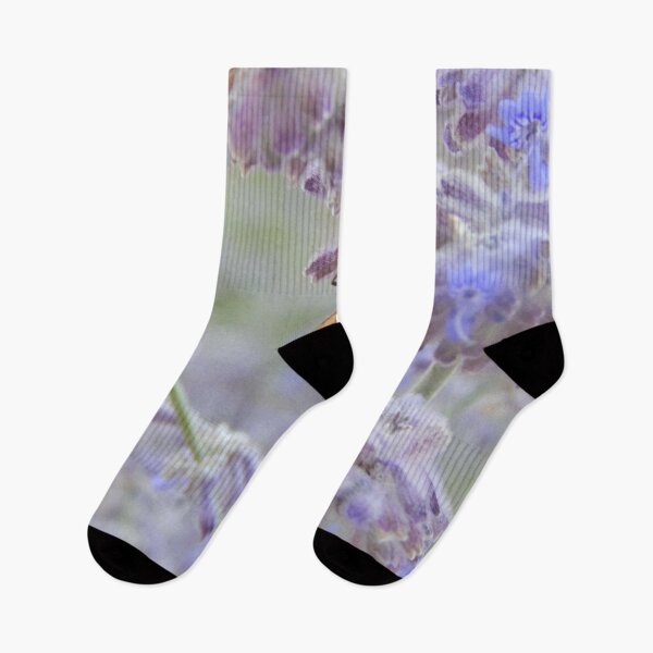 Item preview, bee on purple flower, lavender plant designed and sold by Stephanie  Skeem.