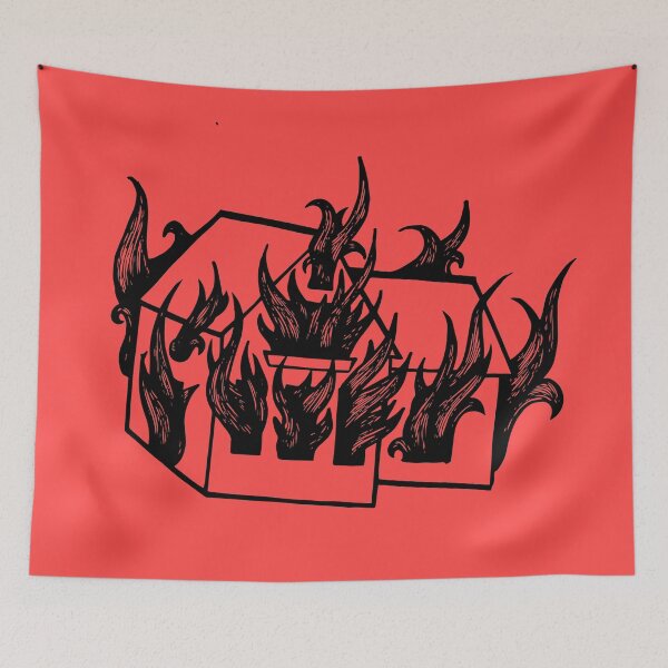Item preview, A Burning House designed and sold by reindeerage.