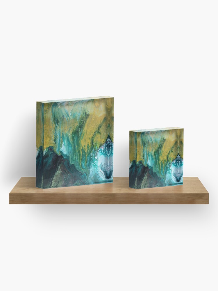 Alternate view of Land of Shadows Acrylic Block