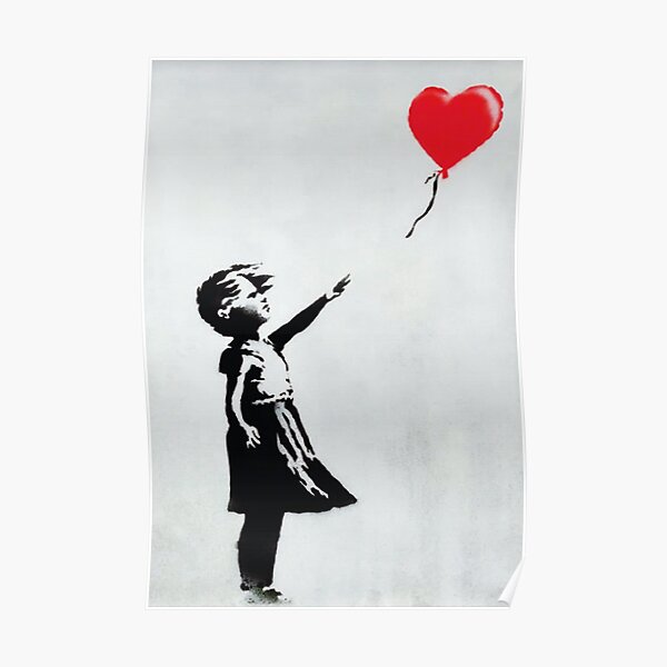 banksy balloon girl shred video