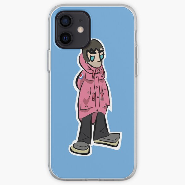 LG - Cartoon LGv1 (Pink Parka - Man City BG) iPhone Soft Case