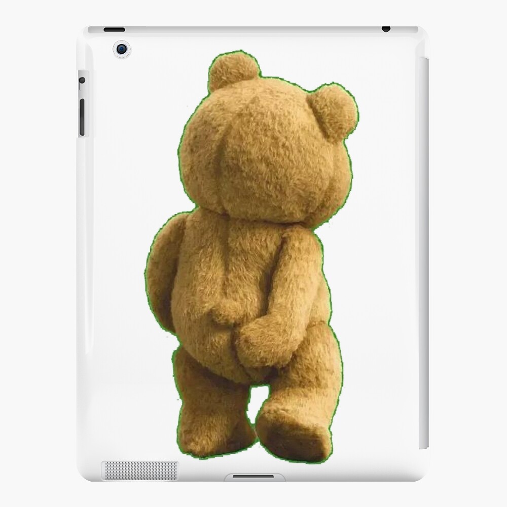 ted bear scratching his ass.