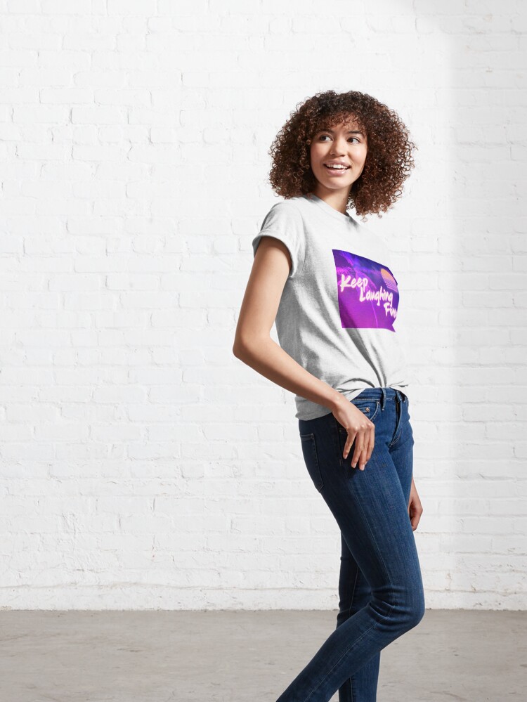 Alternate view of Keep Laughing Forever 80's Style Classic T-Shirt