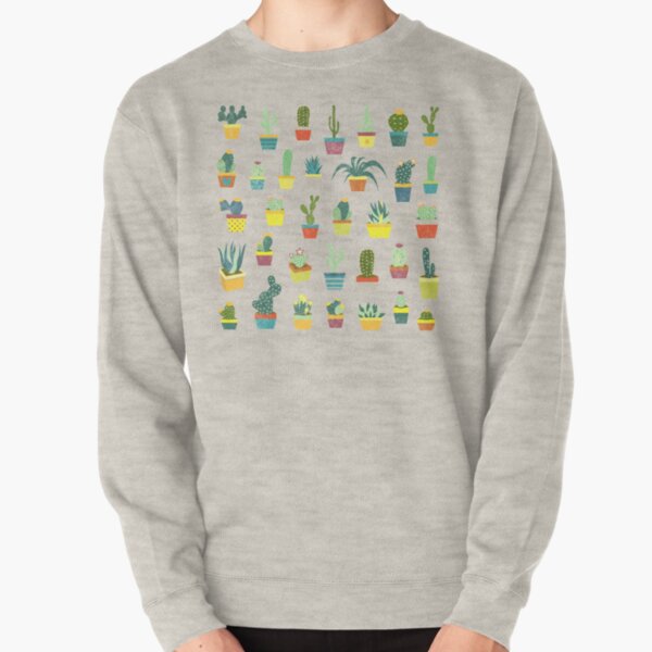 Succulents Pullover Sweatshirt