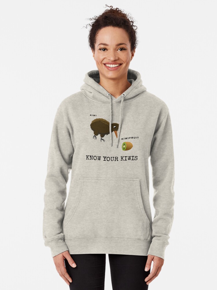 Alternate view of Know Your Kiwis Pullover Hoodie