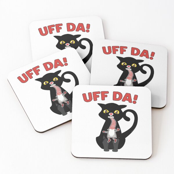 Item preview, Uff Da! Funny Shirt Cat Catching Gnome Norwegian American designed and sold by funnytshirtemp.