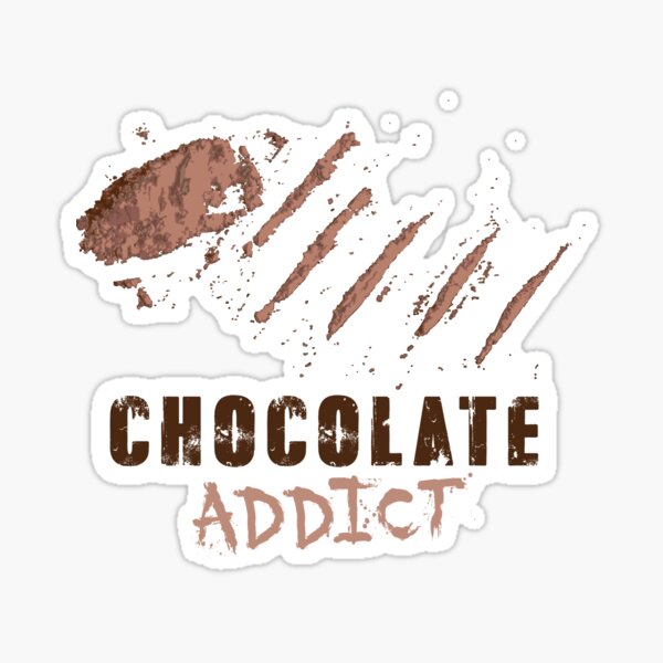 Vista previa del artículo con la obra «Adicto al chocolate», diseñado y vendido por twHistory.