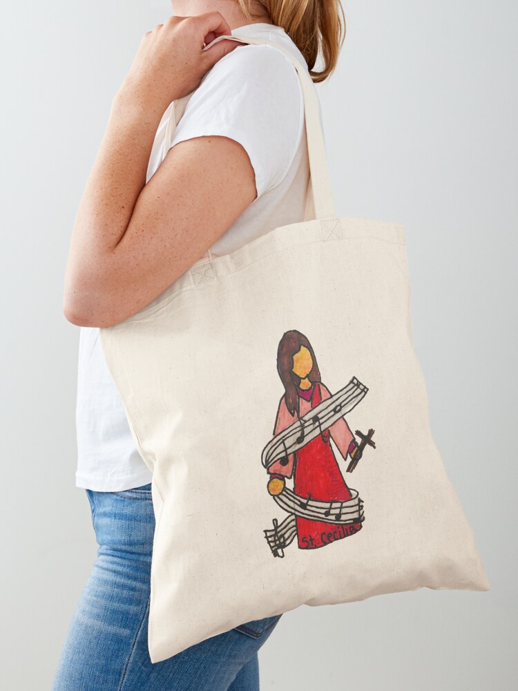 St. Cecilia Canvas Tote Bag