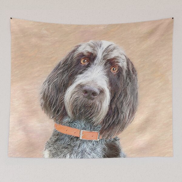 Item preview, Spinone Italiano Painting - Cute Original Dog Art designed and sold by alpendesigns.