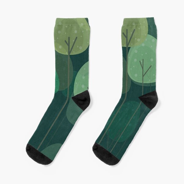 Autumn Landscape Socks Redbubble