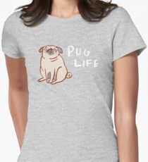 Mops Leben Tailliertes T-Shirt