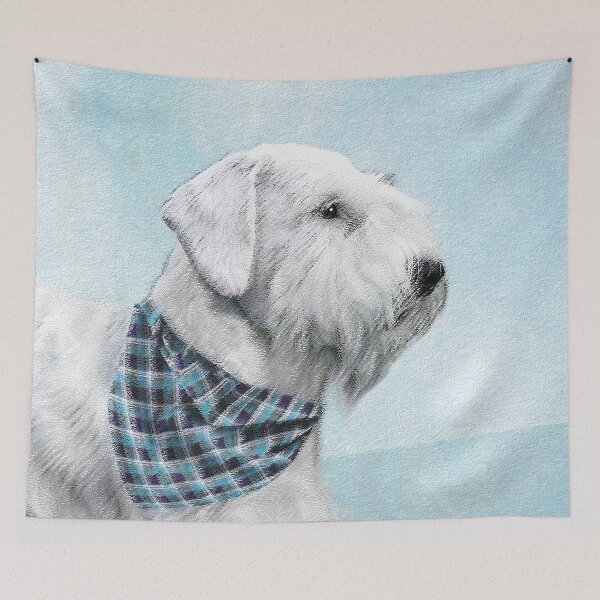 Item preview, Sealyham Terrier Painting - Cute Original Dog Art designed and sold by alpendesigns.