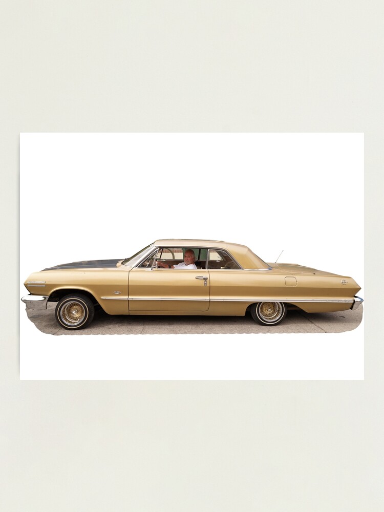 CHEVROLET　Impala63 coupe A3Poster 1963 Chevrolet Impala