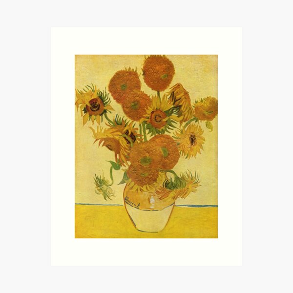Sunflowers (Vincent Van Gogh) Art Print