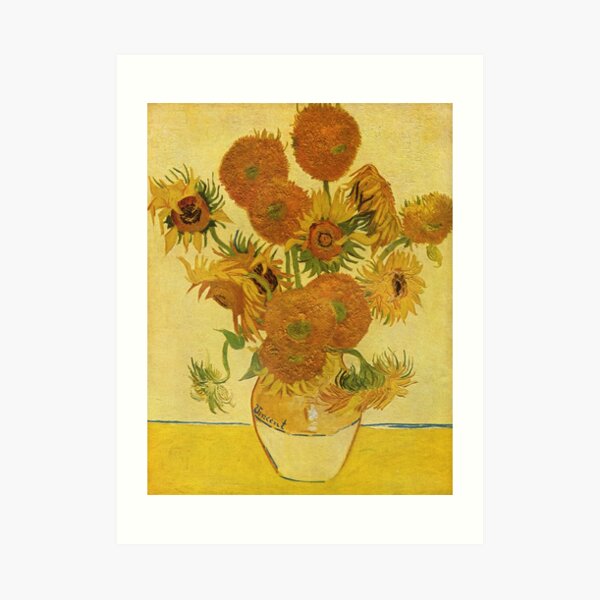 Sunflowers (Vincent Van Gogh) Art Print