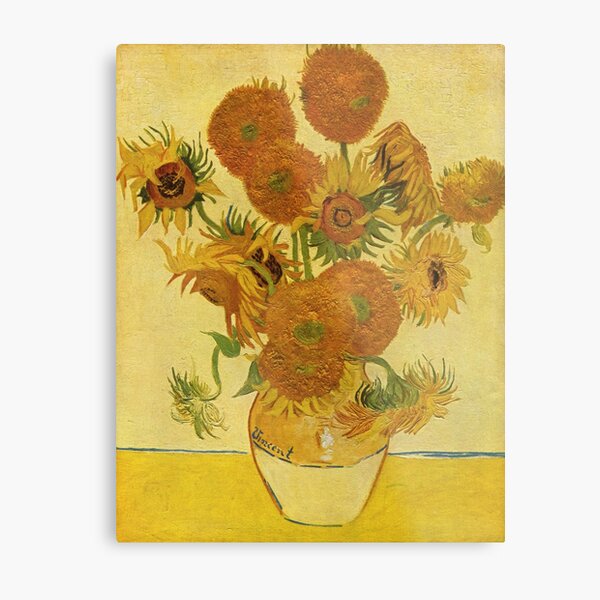Sunflowers (Vincent Van Gogh) Metal Print
