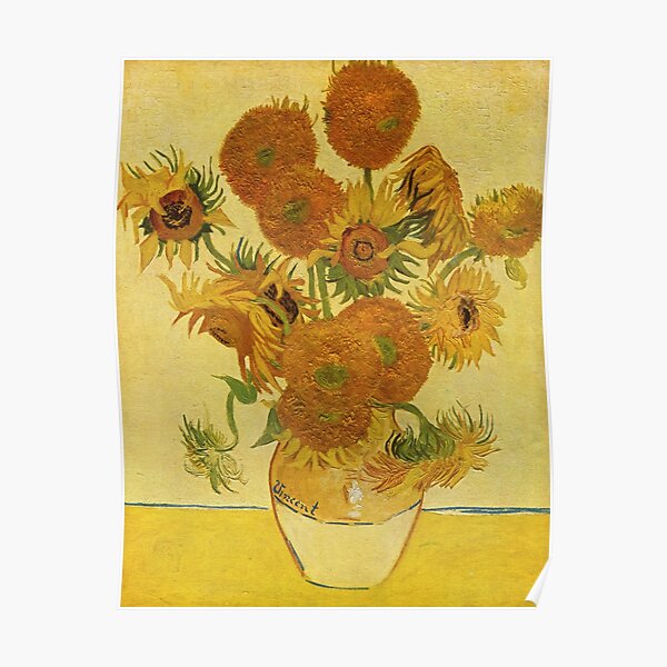 Sunflowers (Vincent Van Gogh) Poster