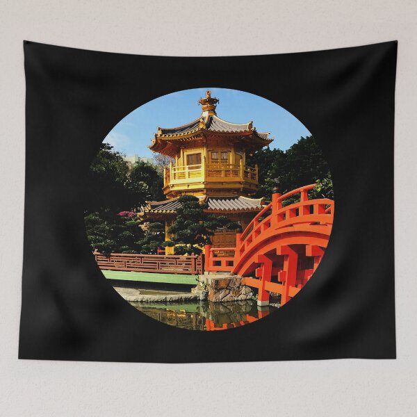 Item preview, Golden Pagoda, Nan Lian Garden, Hong Kong designed and sold by JoanNinjaHen.