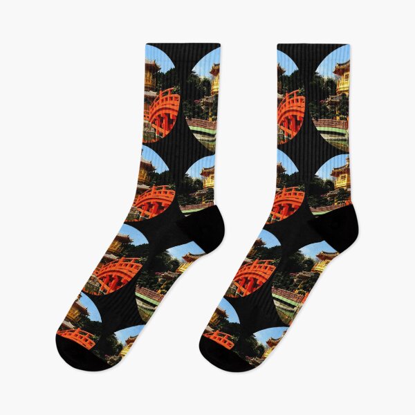 Item preview, Golden Pagoda, Nan Lian Garden, Hong Kong designed and sold by JoanNinjaHen.
