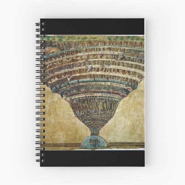 Item preview, Chart of Hell by Botticelli designed and sold by AWonderfulMess.