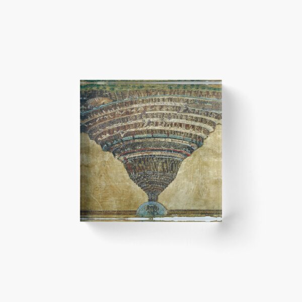 Item preview, Chart of Hell by Botticelli designed and sold by AWonderfulMess.