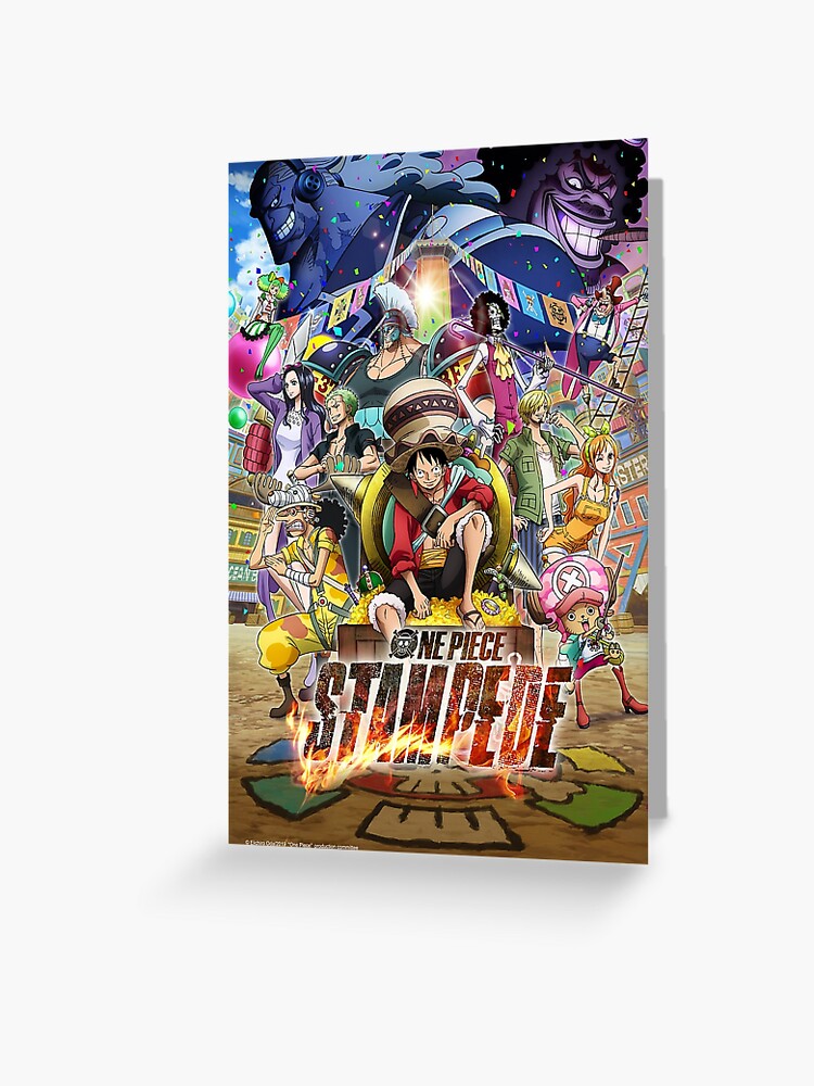 T Shirt One Piece Stampede Greeting Card By Eau Petillante Redbubble